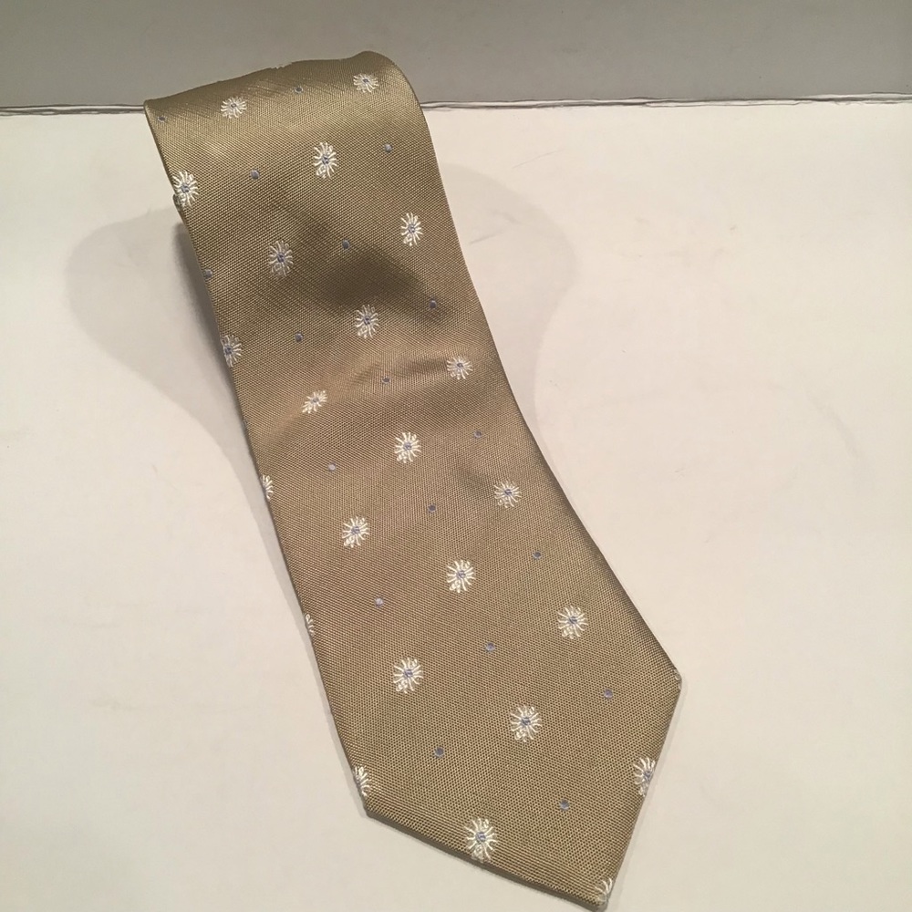 Faconnable Tan‎ Silk Tie